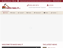 Tablet Screenshot of massnailit.com